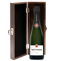 Buy & Send Taittinger Brut Reserve Champagne 75cl in Luxury Elm Wood  Gift Box