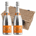 Buy & Send Veuve Clicquot Rich Champagne 75cl Twin Hamper (2x75cl)