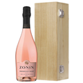 Buy & Send Zonin Prosecco Rose Doc Millesimato 75cl Oak Luxury Gift Boxed